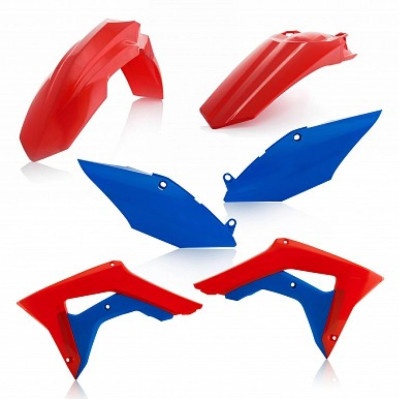 ACERBIS plastový kit  CRF 450R17/18, CRF 250R 18 červená/modrá