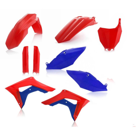 Acerbis plastový full kit  CRF 450 R17/18, CRF 250R/18 červená/modrá