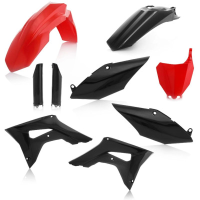 Acerbis plastový full kit  CRF 450R17/18, CRF 250R 18 černá/červená
