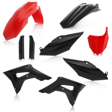 Acerbis plastový full kit  CRF 450R17/18, CRF 250R 18 černá/červená
