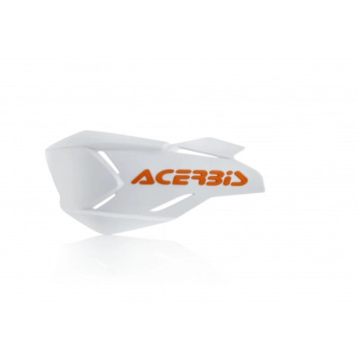 ACERBIS náhradní plasty k chráničům páček X-FACTORY bez montážního kitu bílá/oranž