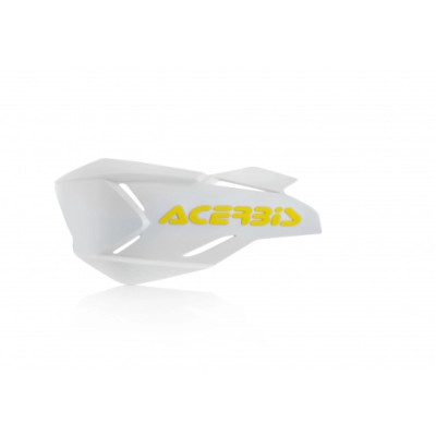 ACERBIS náhradní plasty k chráničům páček X-FACTORY bez montážního kitu bílá/žlutá