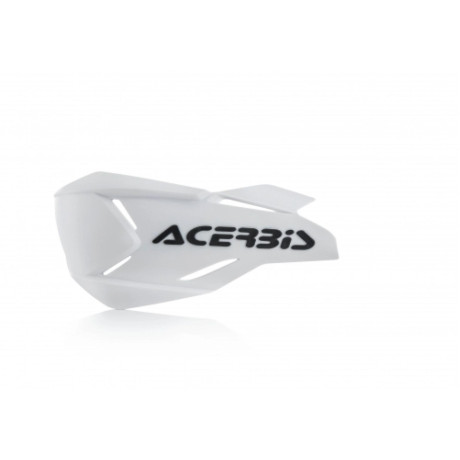 ACERBIS náhradní plasty k chráničům páček X-FACTORY bez montážního kitu bílá/černá