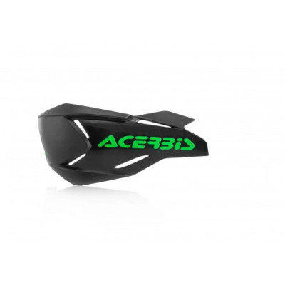 ACERBIS náhradní plasty k chráničům páček X-FACTORY bez montážního kitu černá/zelená