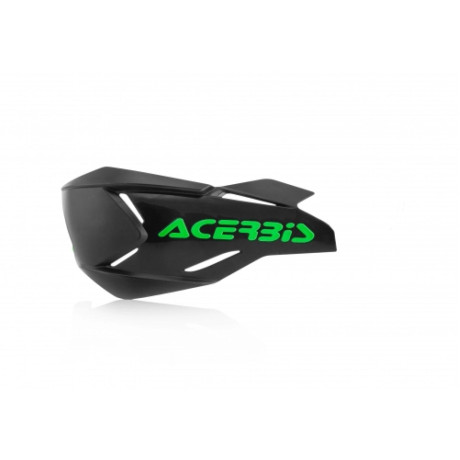ACERBIS náhradní plasty k chráničům páček X-FACTORY bez montážního kitu černá/zelená
