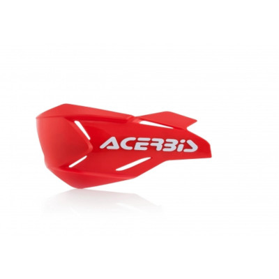 ACERBIS náhradní plasty k chráničům páček X-FACTORY bez montážního kitu červená/bílá