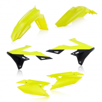 ACERBIS plastový kit  RMZ 450 18/24,RMZ250 19/24 fluo žlutá