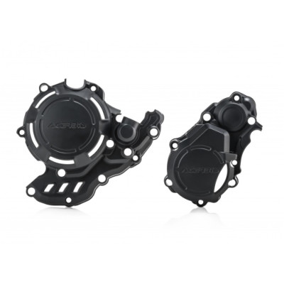 sada kryt víčka spojky a zapalování KTM EXCF250/350 17-22, HQ FE250/350 17-22,GAS černá