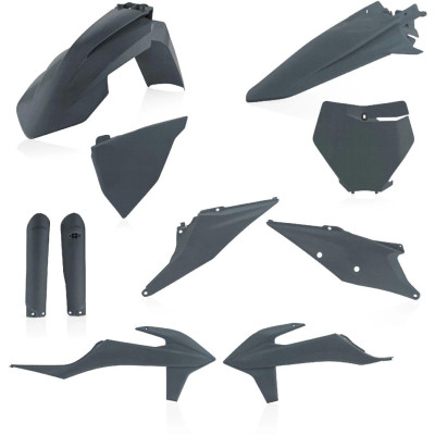 ACERBIS plastový full kit SX/SXF 19/22 šedá metallic