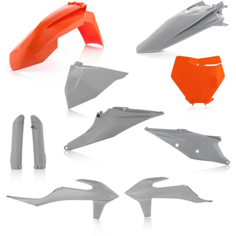 ACERBIS plastový full kit KTM SX/SXF 19/22 šedá/oranž