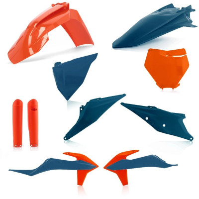 ACERBIS plastový full kit KTM SX/SXF 19/22 oranž/modrá