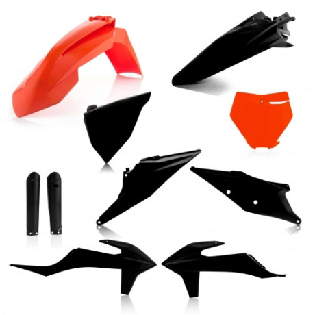 ACERBIS plastový full kit KTM SX/SXF 19/22 černá/oranž