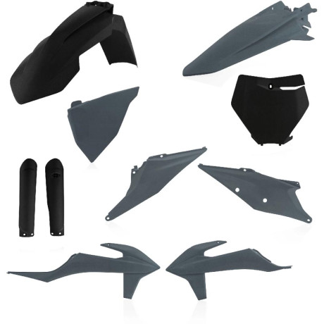 ACERBIS plastový full kit KTM SX/SXF 19/22 černá/šedá