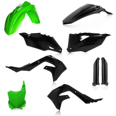 Acerbis plastový full kit KXF450/19/23 , KXF250/21/24 černá/zelená