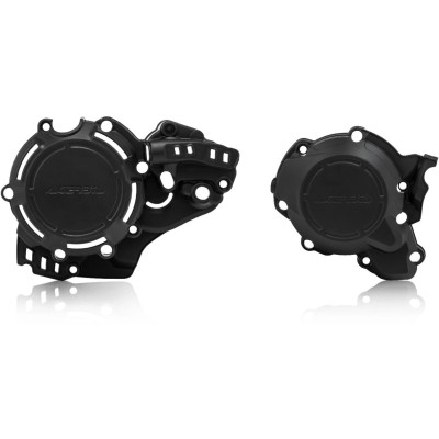 sada kryt víčka spojky a zapalování KTM SX250/EXC250/300,HQ TC250/TE250/300,GAS černá