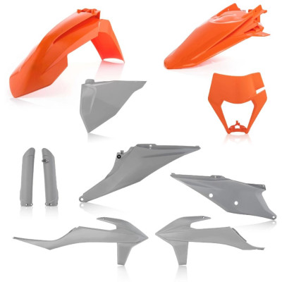 ACERBIS plastový full kit KTM EXC/EXCF 20/23 oranž/šedá