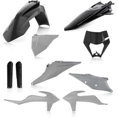 ACERBIS plastový full kit KTM EXC/EXCF 20/23 černá/šedá