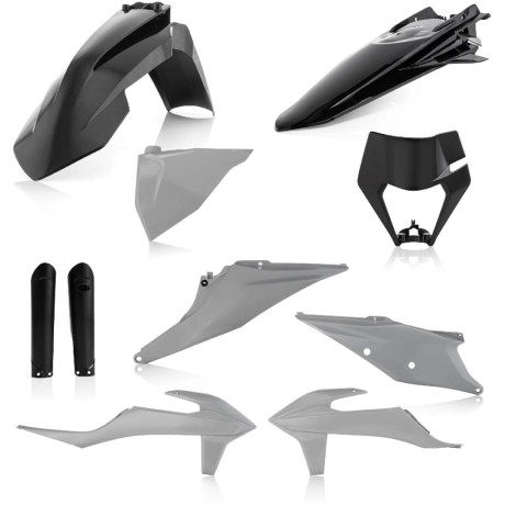 ACERBIS plastový full kit KTM EXC/EXCF 20/23 černá/šedá