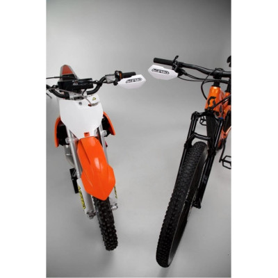 Chrániče páček Acerbis X-ELITE minicross/MTB/E-BIKE černá/bílá černá/bílá