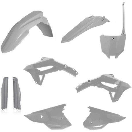 Acerbis plastový full kit pasuje na  CRF250R 22/24,CRF 450R 21/24 šedá