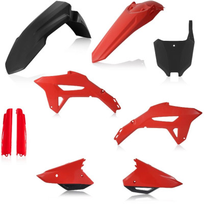 Acerbis plastový full kit CRF250R 22- ,CRF 450R 21- červená/černá