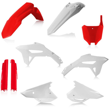 Acerbis plastový full kit CRF250R 22- ,CRF 450R 21- červená/bílá