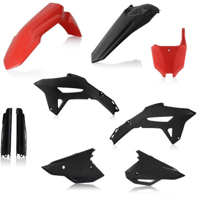 Acerbis plastový full kit CRF250R 22- ,CRF 450R 21- černá/červená