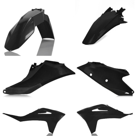 ACERBIS plastový kit  GASGAS EX300/EXF250/350/450/MC125/MCF250/450 21- černá