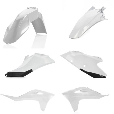 ACERBIS plastový kit GASGAS EX300/EXF250/350/450/MC125/MCF250/450 21- bílá/černá