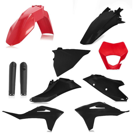 ACERBIS plastový full kit GAS GAS EC250/300/ECF250/350 21- červená/černá
