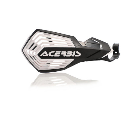 chrániče páček K-FUTURE pasuje na KXF250/15-20,KXF450/15-18,RMZ250/450/16-22,YZ125/250 15/24,YZF250/450 09-24 černá/bílá