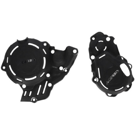 sada kryt víčka spojky, zapalování a vodní pumpy  SXF 250/350 23, HQ FC250/350 23 černá