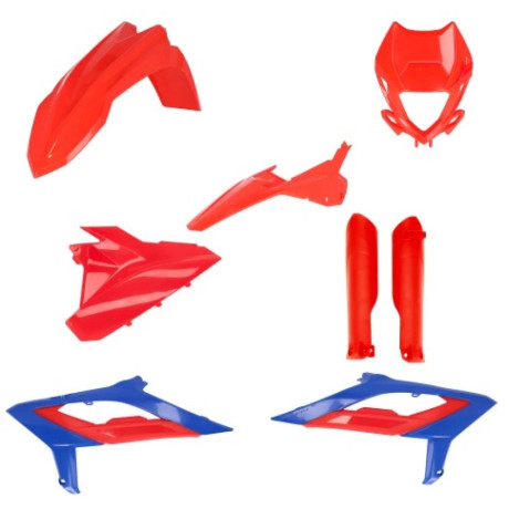 Acerbis plastový full kit RR 23 červená/modrá