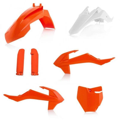 ACERBIS plastový full kit SX50/16-, MC50/21- oranž/bílá