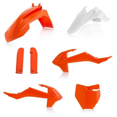 ACERBIS plastový full kit SX50/16-, MC50/21- oranž/bílá