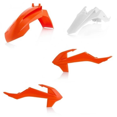 ACERBIS plastový kit SX50/16-,GAS GAS MC50/21- oranž/bílá