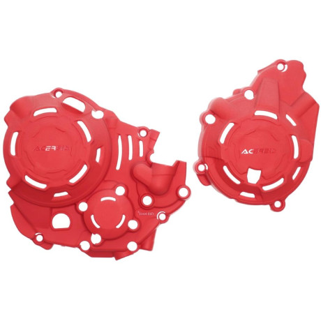 sada kryt víčka spojky, zapalování a vodní pumpy  CRF 250L/300L  21/23 červená