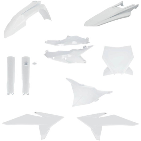 plastový full kit pasuje na   SX/SXF 25- bílá