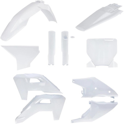ACERBIS plastový full kit pasuje na HQ TC/FC/TX/FX 2025 bílá