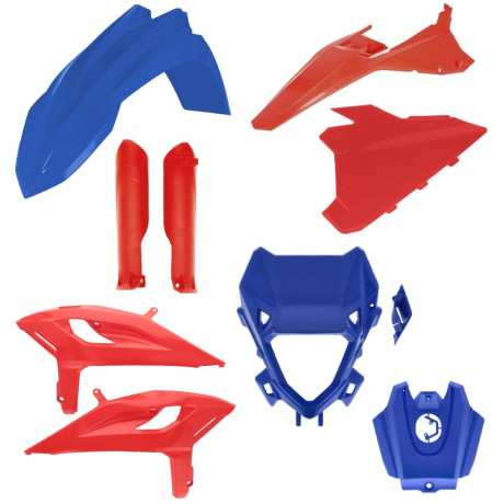 Acerbis plastový full kit pasuje na  Beta RR 25- červená/modrá