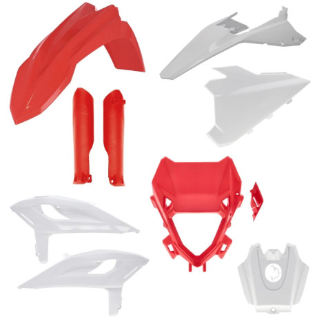 Acerbis plastový full kit pasuje na  Beta RR 25- bílá/červená