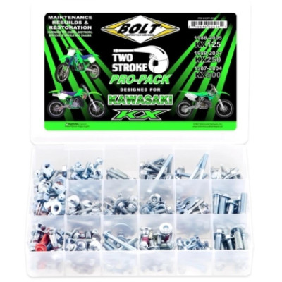 sada šroubů moto pasuje na KX 125/250 88-05 KX 500 87-04