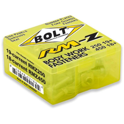 sada šroubů plastů  pasuje na RMZ450 18/24,RMZ250 19/24