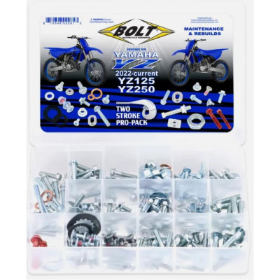 sada šroubů Pro- Pack pasuje na Yamaha 125/250 2T 22-