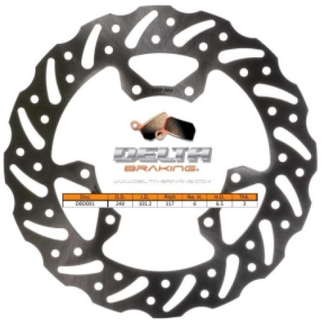 přední kotouč pasuje na CR125,250,500 95-07 CRF250/450 02-14 240mm