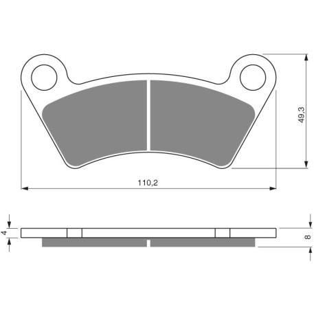 brzdové desky GOLDFREN 294 AD