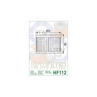 HIFLOFILTRO olejový filtr HF 112