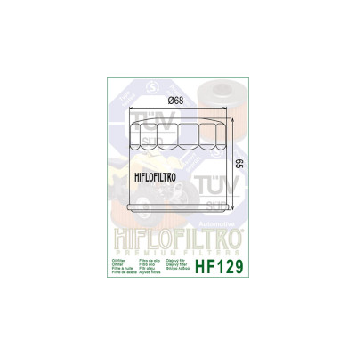 HIFLOFILTRO olejový filtr HF 129