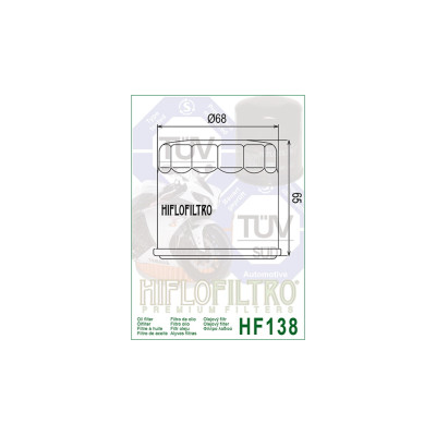 HIFLOFILTRO olejový filtr HF 138