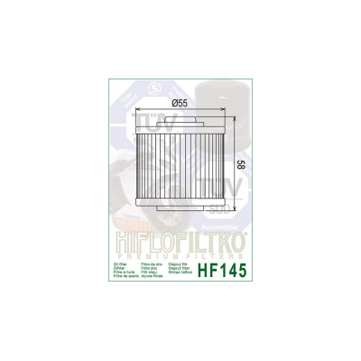 HIFLOFILTRO olejový filtr HF 145